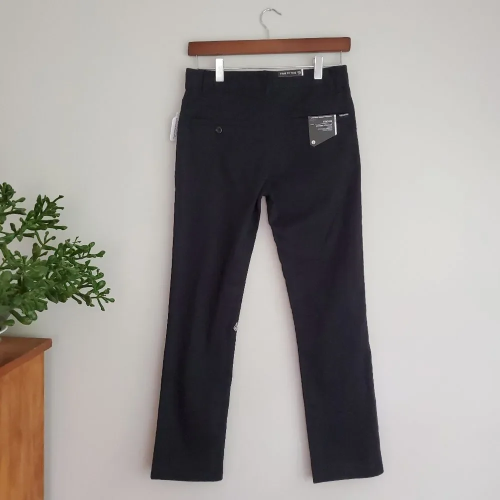 Volcom brand chinos frickin modern straight black youth size 27
